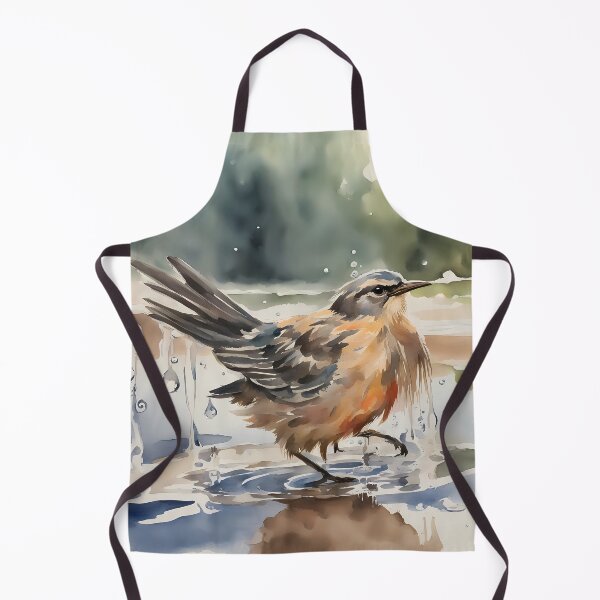 Item preview, Happy Bird Bathing designed and sold by CalmnessbyChoice.