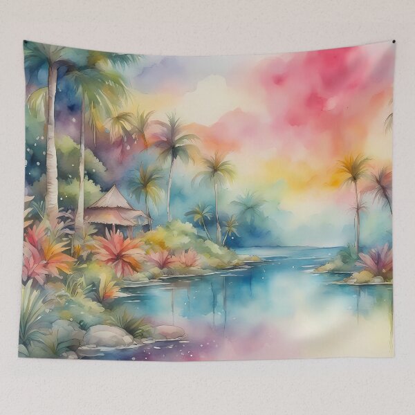 Item preview, Rainbow Tropical Paradise designed and sold by CalmnessbyChoice.