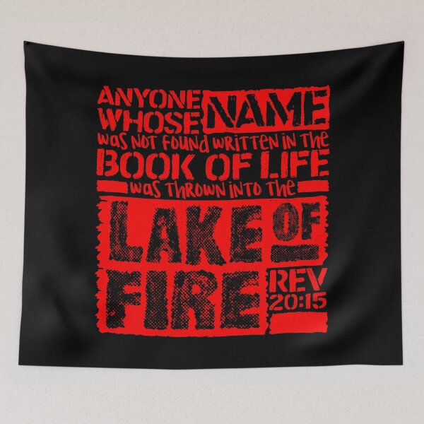 Item preview, Revelation 20:15 Lake Of Fire designed and sold by plushism.