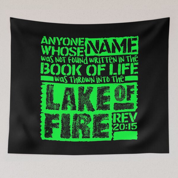 Item preview, Revelation 20:15 Lake Of Fire designed and sold by plushism.