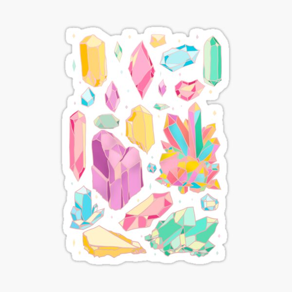 Crystals Sticker
