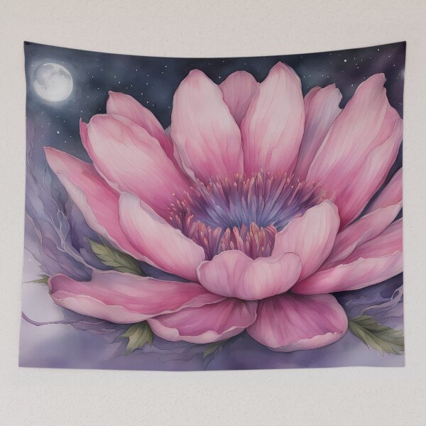 Item preview, Pink Full Moon Flower designed and sold by CalmnessbyChoice.