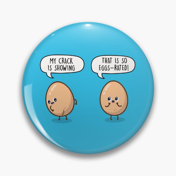 Item preview, My Crack is Showing - That is so Eggs-rated! designed and sold by LEFDDesigns.