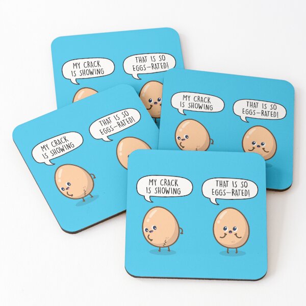 Item preview, My Crack is Showing - That is so Eggs-rated! designed and sold by LEFDDesigns.