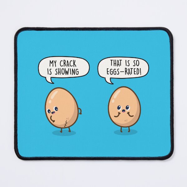 Item preview, My Crack is Showing - That is so Eggs-rated! designed and sold by LEFDDesigns.