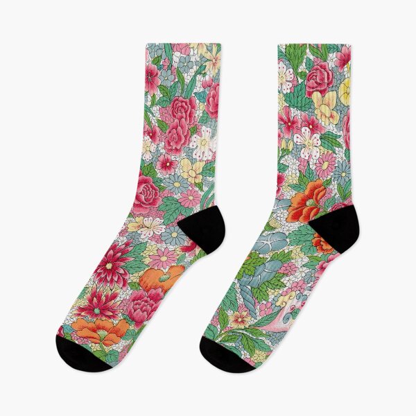 Item preview, Colorful floral print of Chinese ornaments by Owen Jones from 1867 designed and sold by celiacreatec.