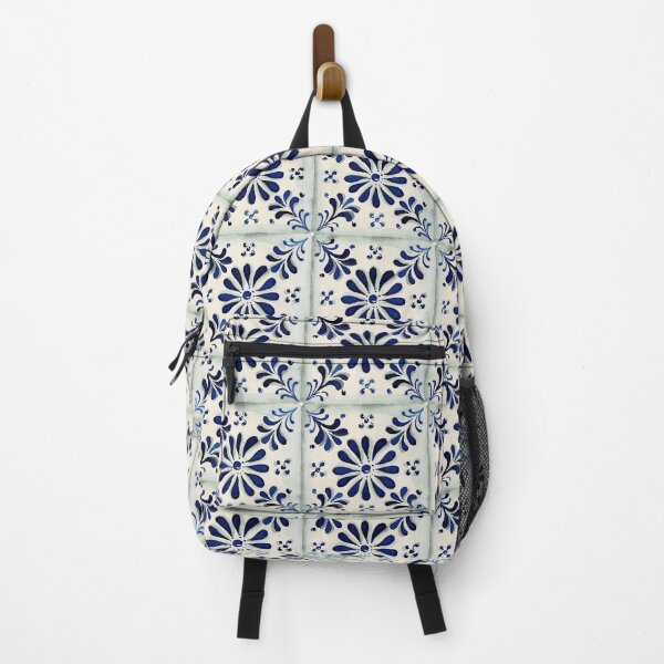 Item preview, Sunburst Blossom in Delft Blue designed and sold by Hadamundo.