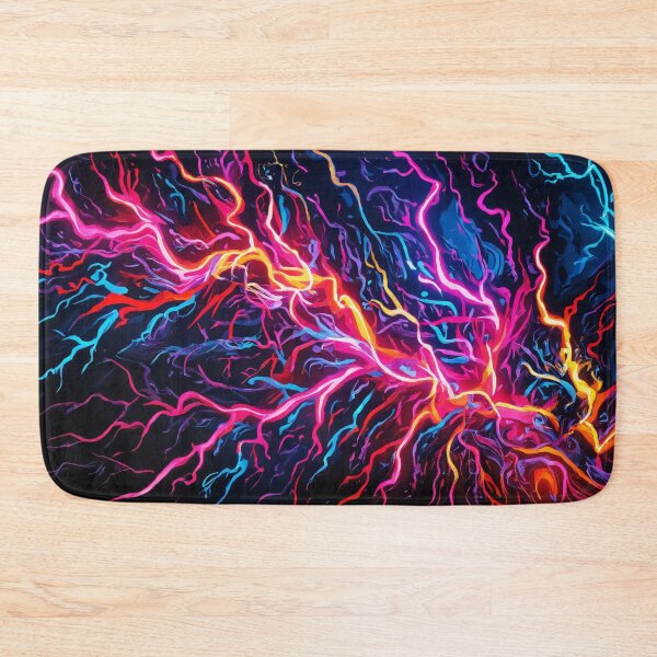 Item preview, Electric Bloom: A Vibrant Neural Network Abstract designed and sold by REPTISLAV.