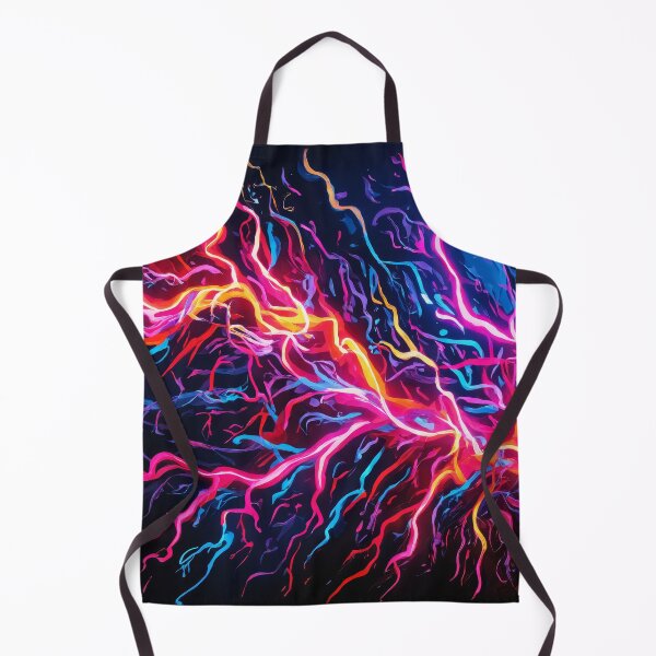 Item preview, Electric Bloom: A Vibrant Neural Network Abstract designed and sold by REPTISLAV.
