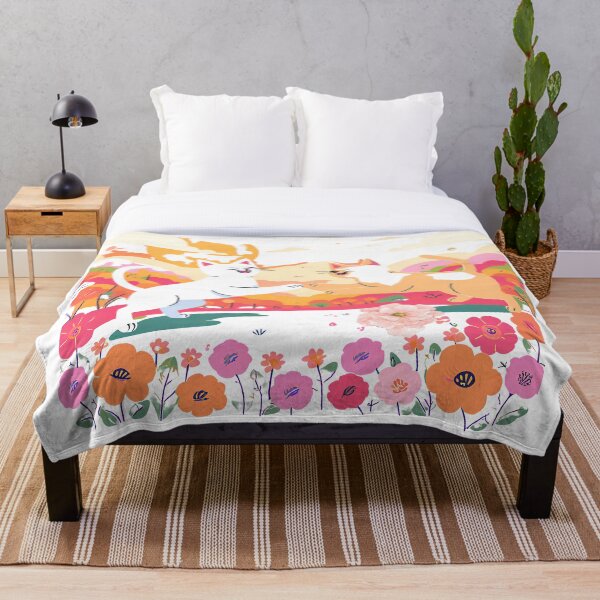 Item preview, Gatos jugando juntos en un campo de flores. designed and sold by SharpDigiDesign.
