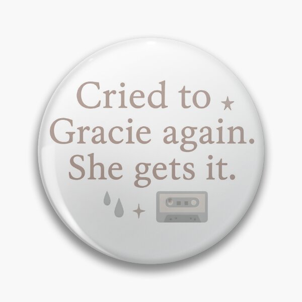 Item preview, Cried to Gracie again. She gets it. designed and sold by Joyceful Creations.