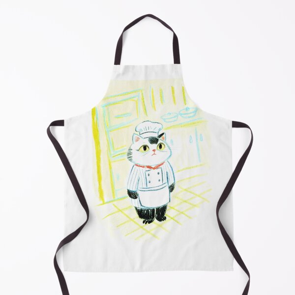 Item preview, Meet Chef Paws, the most dedicated feline in the kitchen. This charming cat takes culinary craft seriously designed and sold by helga-wigandt.