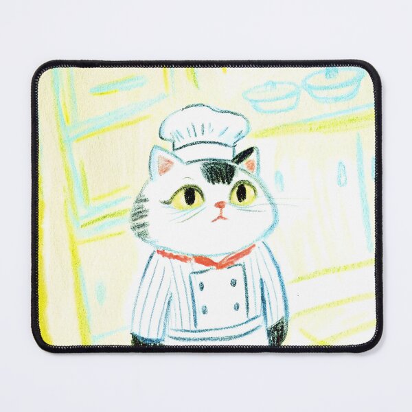 Item preview, Meet Chef Paws, the most dedicated feline in the kitchen. This charming cat takes culinary craft seriously designed and sold by helga-wigandt.