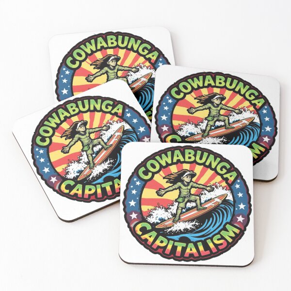 Item preview, Cowabunga Capitalism Vibes Reloaded-Viral Drop 2025 designed and sold by Imaginarium of Chaos falcon88 .