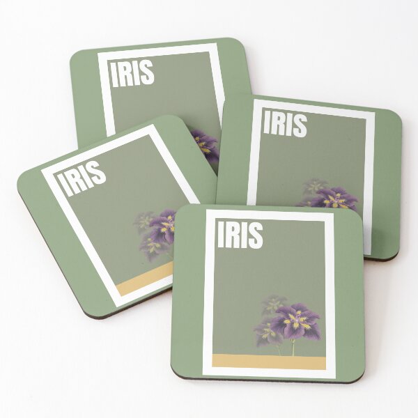 Item preview, Purple iris flower vintage designed and sold by interico88.