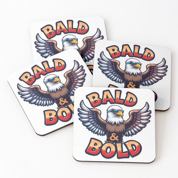 Item preview, Bald & Bold Vibes Reloaded-Viral Drop 2025 designed and sold by Imaginarium of Chaos falcon88 .