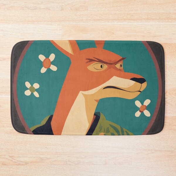 Item preview, Wary Fox: A Stylized Animal Portrait Circle designed and sold by REPTISLAV.