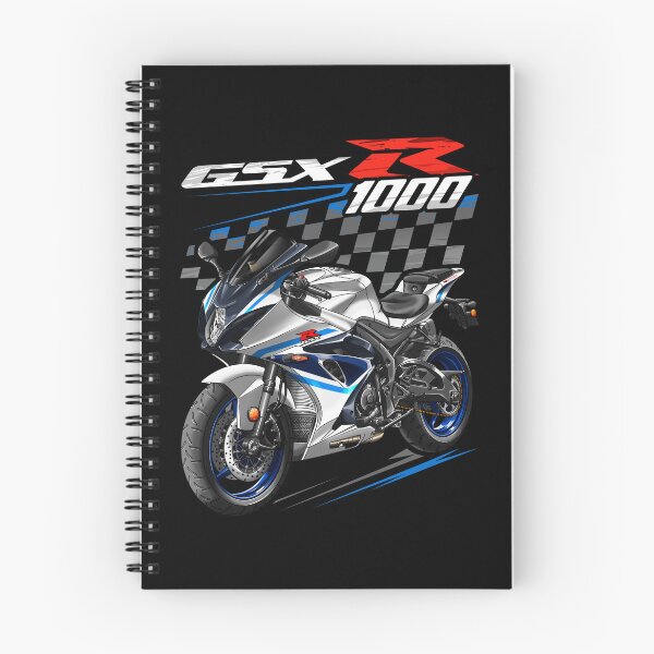 Item preview, Suzuki GSXR1000 2023 (Pearl Brilliant White & Metallic Matte Stellar Blue) for Motorcycle Riders designed and sold by MotoApparelHub.