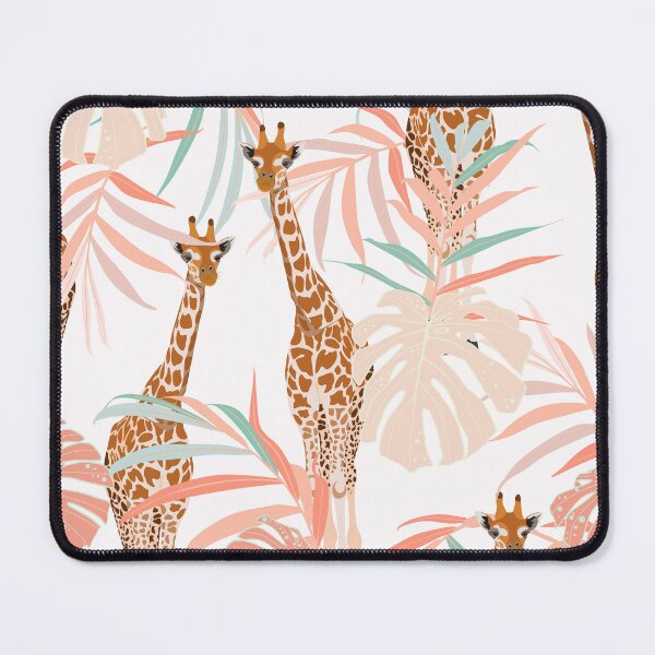 Item preview, Giraffe animl with tropical palm leaves.  designed and sold by MatyKotiv.