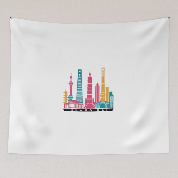 Aperçu de l'œuvre Logo coloré de Shanghai créée et vendue par MPDesign84.