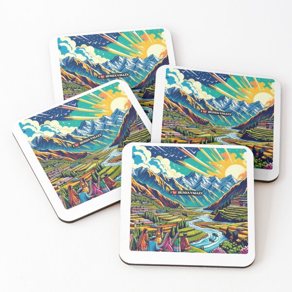 Item preview, Hunza Valley Pakistan AI Art – Perfect for Nature Lovers, Scenic Vacations & Beautiful Travel Accessories designed and sold by knalpot-design.