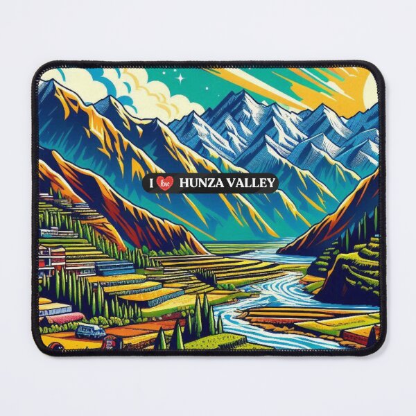Item preview, Hunza Valley Pakistan AI Art – Perfect for Nature Lovers, Scenic Vacations & Beautiful Travel Accessories designed and sold by knalpot-design.