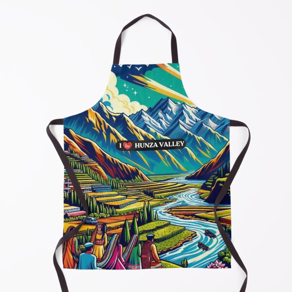 Item preview, Hunza Valley Pakistan AI Art – Perfect for Nature Lovers, Scenic Vacations & Beautiful Travel Accessories designed and sold by knalpot-design.