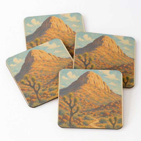 Item preview, Ryan Mountain Trail – Joshua Tree California Daylight View designed and sold by Places On Earth.