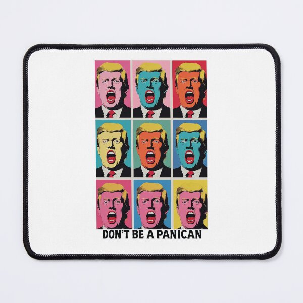 Item preview, Don’t Be a Panican – Pop Art Grid of Faces designed and sold by ColorVibre.
