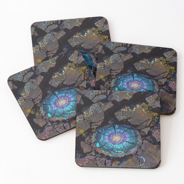 Item preview, Cracked Surface, Vibrant Geometric Patterns, Luminescent Colors designed and sold by CoolPixels.