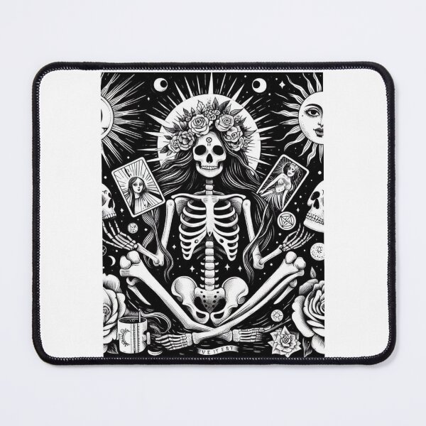 Item preview, Female Skelton holding tarot cards designed and sold by Savage.SelfHelp .