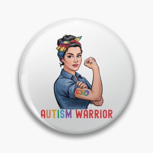 Item preview, Autism Warrior: Empowering Support And Advocacy designed and sold by elynne9.