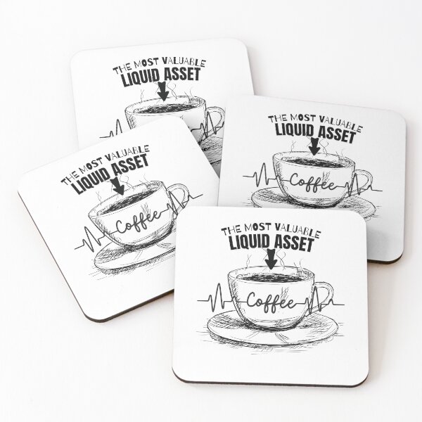 Item preview, Accounting Coffee Liquid Assets designed and sold by ISG Designs.