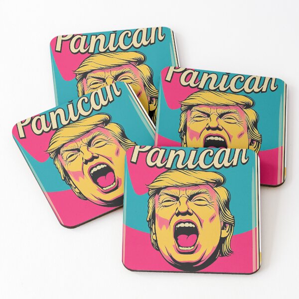 Item preview, Don’t Be a Panican – Pop Art Can with a Familiar Face designed and sold by ColorVibre.