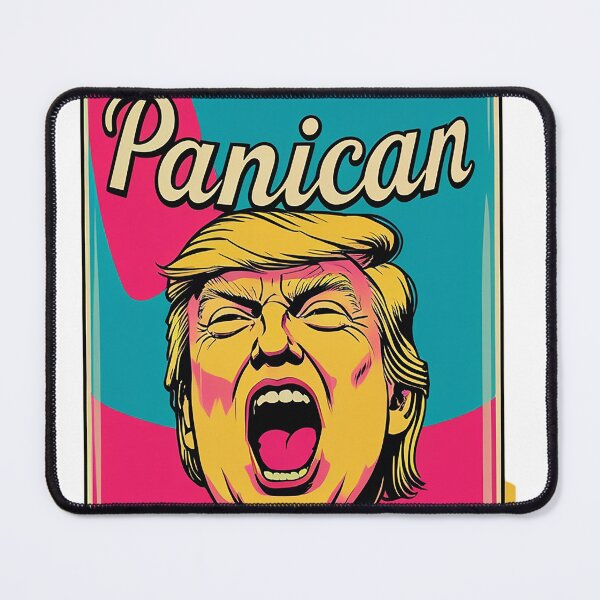 Item preview, Don’t Be a Panican – Pop Art Can with a Familiar Face designed and sold by ColorVibre.