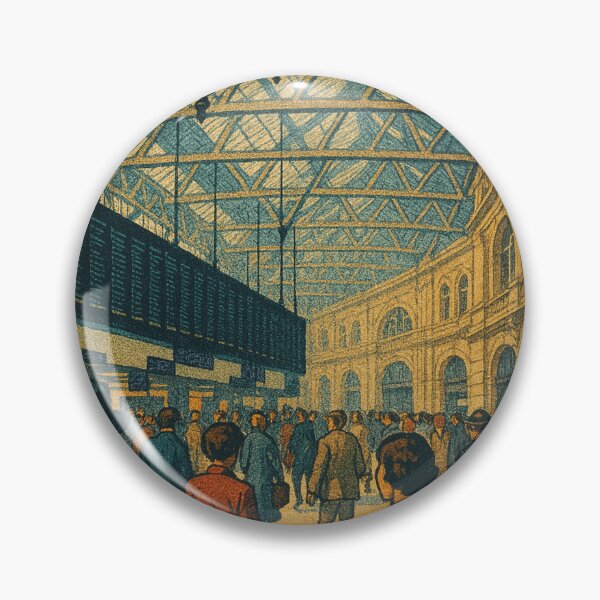 Item preview, Waterloo Clock Hall – Iconic London Train Terminal Scene designed and sold by Places On Earth.