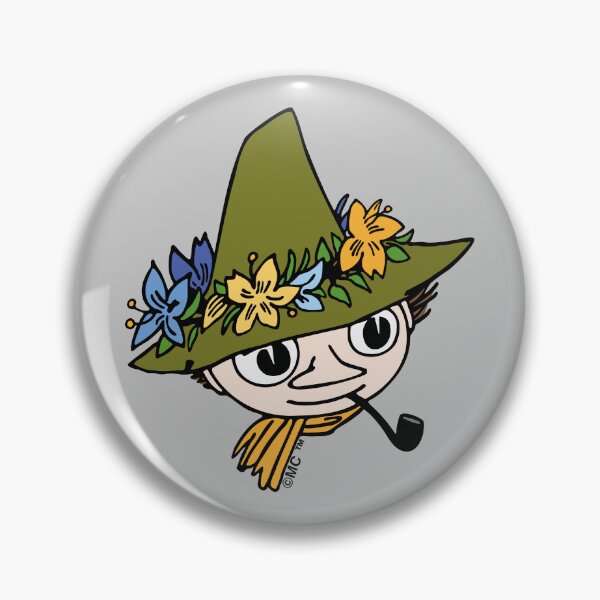 Item preview, Moomin Snufkin Pipe And Hat With Flowers designed and sold by MoominStore.