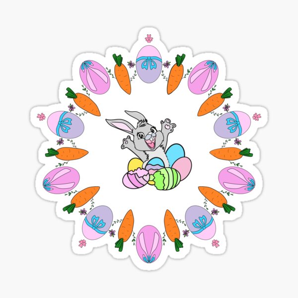Item preview, Happy Easter Bunny  Design  designed and sold by wawaart.