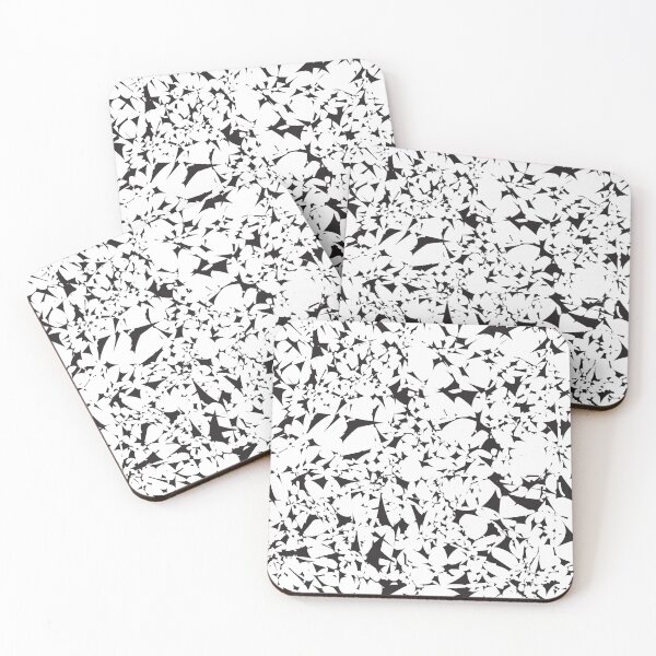 Item preview, Abstract  black and white geometric patch  designed and sold by adbrotherstudio.