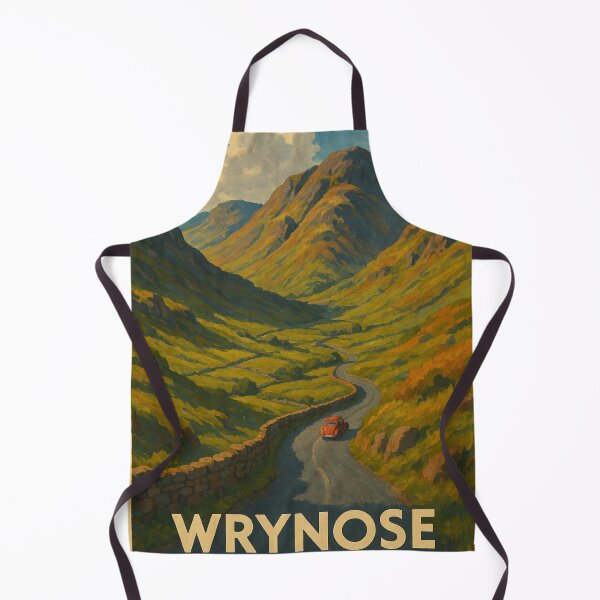 Item preview, Wrynose Pass – Red Car Through the Lake District Highlands designed and sold by Places On Earth.