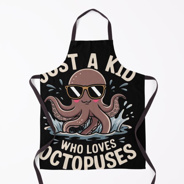 Item preview, Just a Kid Who Loves Octopuse designed and sold by Tee Studio.