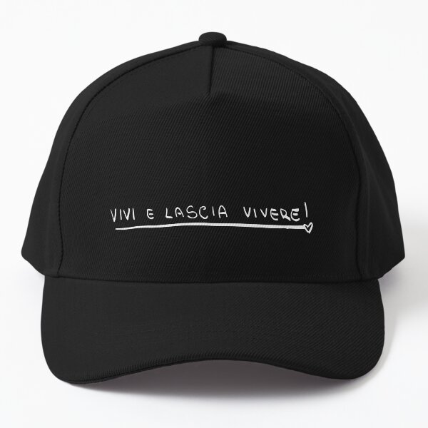 Aperçu de l'œuvre Vivi e lascia vivere (texte blanc) créée et vendue par EleYeah.