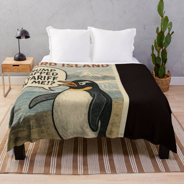 Item preview, Heard Island Penguin – “Trump Slapped a Tariff on Me?!” designed and sold by Places On Earth.
