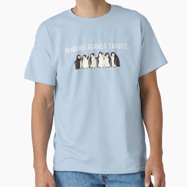 Item preview, Funny Penguins Against Tariffs -  Anti Trump designed and sold by bloemkoliee.