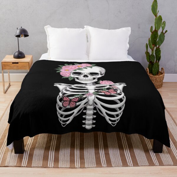 Item preview, Floral Skeleton Aesthetic for Alt Girls and Witchy Vibes designed and sold by BunBuntheDog-.