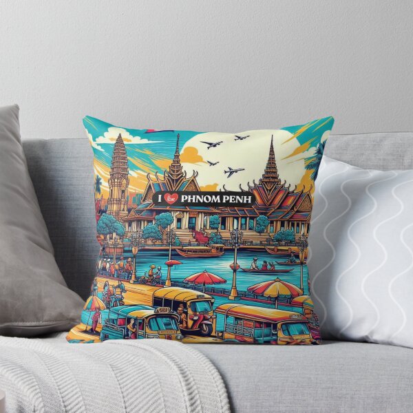 Item preview, Phnom Penh Cambodia AI Art – Perfect for Nature Lovers, Cultural Explorers & Scenic Vacation Accessories designed and sold by knalpot-design.