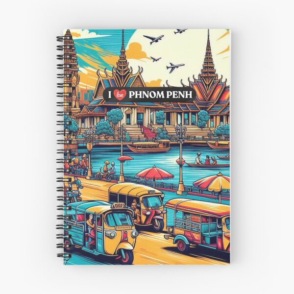 Item preview, Phnom Penh Cambodia AI Art – Perfect for Nature Lovers, Cultural Explorers & Scenic Vacation Accessories designed and sold by knalpot-design.
