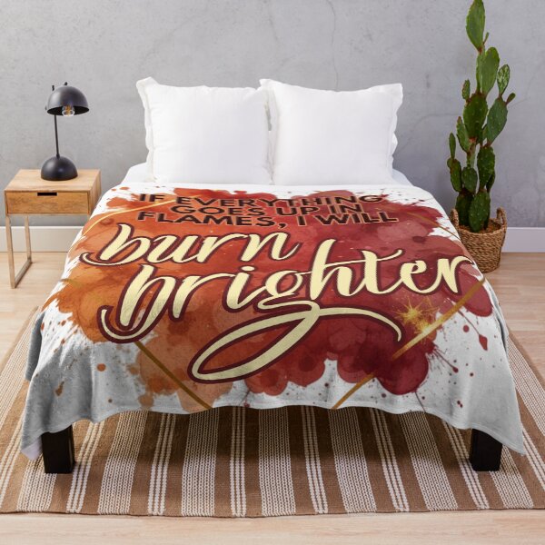 Item preview, Resilience Wall Art | Burn Brighter Quote | Fire Phoenix Motivation Gift designed and sold by TextMuse.