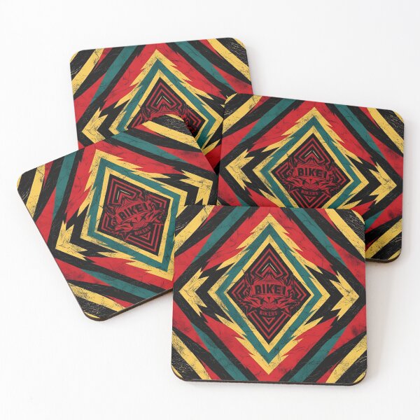 Item preview, Vibrant Tribal Rider - Bold Biker Pattern designed and sold by ErSaSolutions.