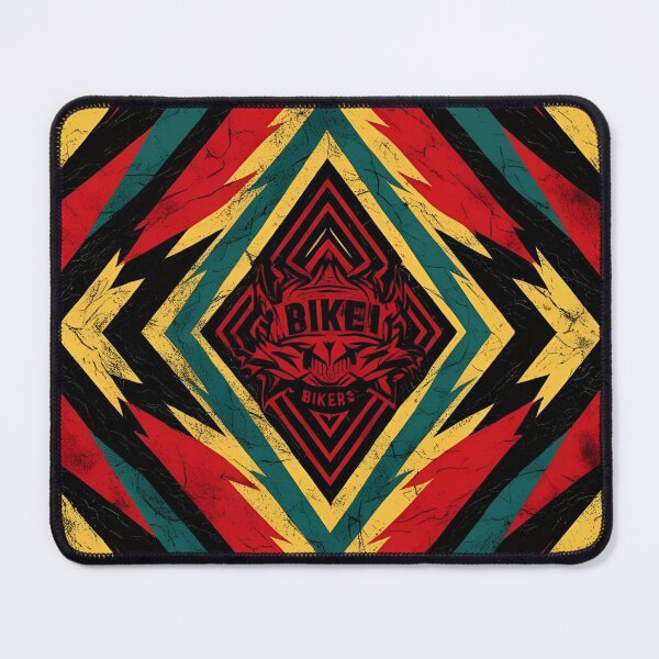 Item preview, Vibrant Tribal Rider - Bold Biker Pattern designed and sold by ErSaSolutions.